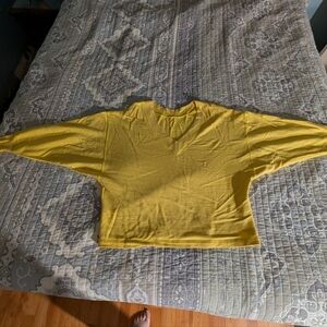 Sunny Yellow Women's V-Neck Jersey Top